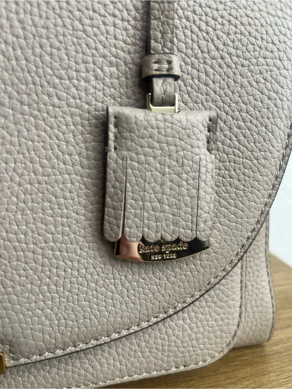 Kate Spade Carolyna Pebbled Leather Satchel WKRU4611 + Dust Bag